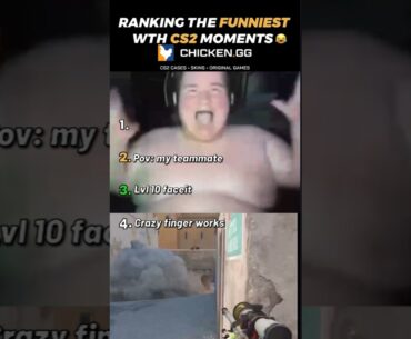 Top 5 best funny CS2 moments 😭💯 #cs2 #cs2clips