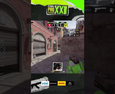 Twistzz destroys pistol round with 4 USP kills! #esl #cs #counterstrike #csgo