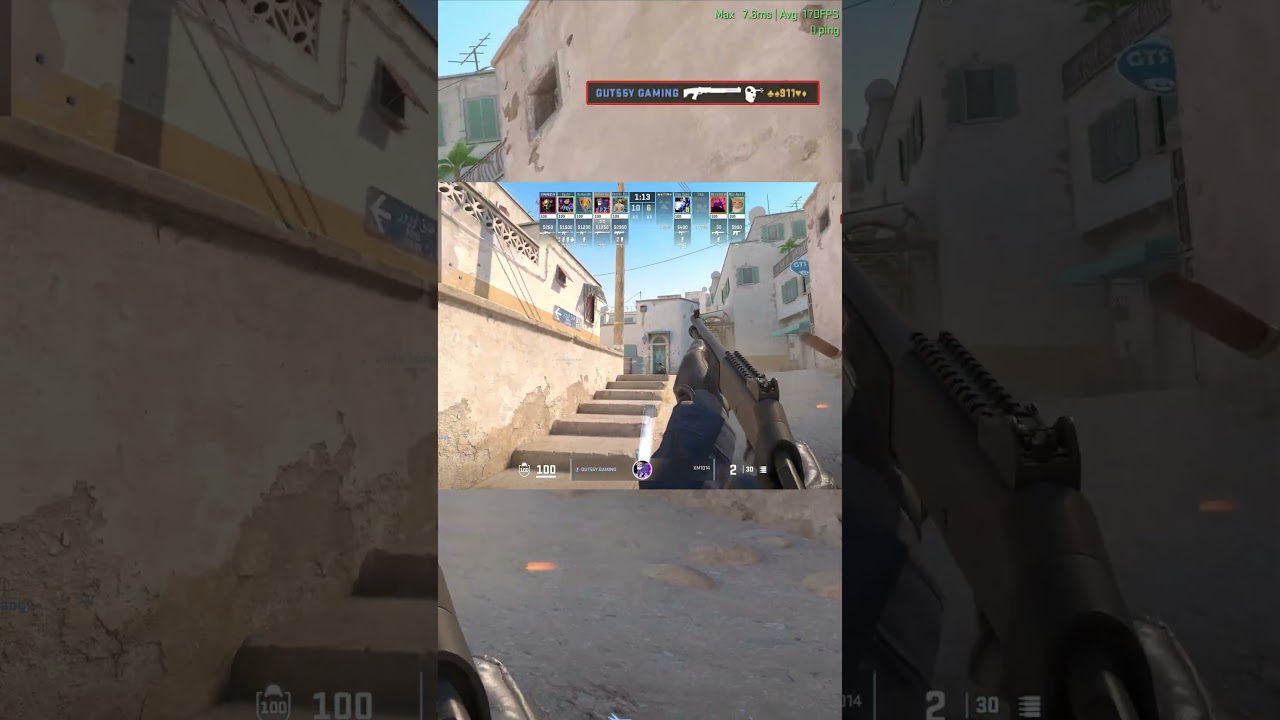 4 Kills with Shotgun + AK Combo | Counter Strike 2 4 Kills with Shotgun + AK Combo | Counter Strike 2