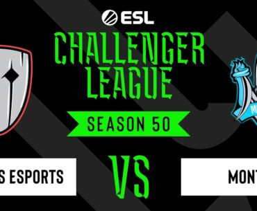 SINNERS Esports vs Monte - ESL Challenger League - Season 50 EU