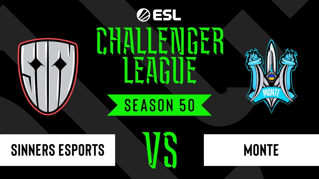 SINNERS Esports vs Monte – ESL Challenger League – Season 50 EU SINNERS Esports vs Monte - ESL Challenger League - Season 50 EU