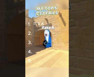 Top 5 FUNNIEST Fails in CS2 🤣 | Counter-Strike 2 Shorts