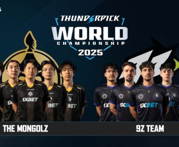 The MongolZ vs 9z - Thunderpick World Championship 2025 - Decider - MN cast