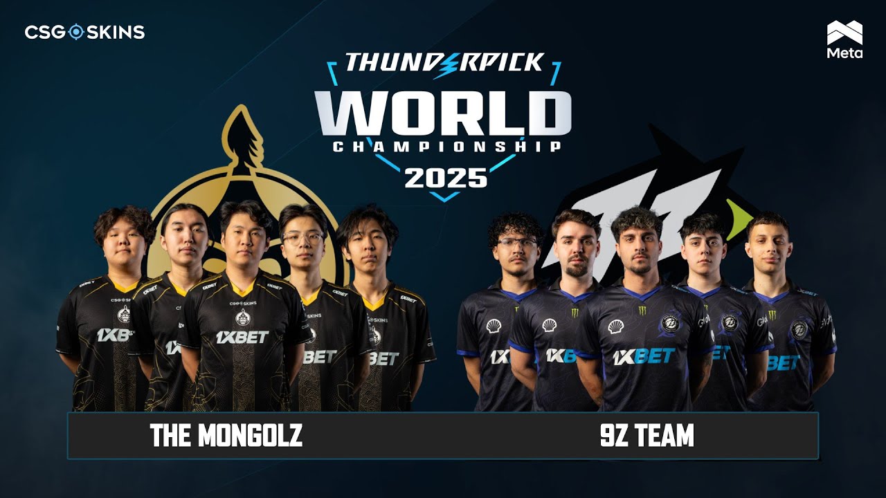 The MongolZ vs 9z – Thunderpick World Championship 2025 – Decider – MN cast The MongolZ vs 9z - Thunderpick World Championship 2025 - Decider - MN cast
