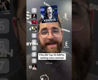 FalleN Blindly Ranks AWPers (GONE WRONG) #counterstrike #csgo