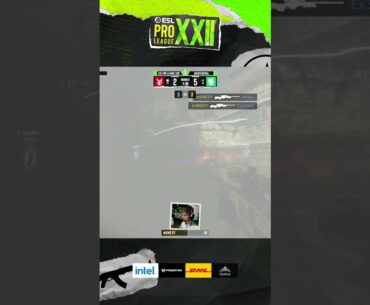 LIGHTNING FAST reactions! m0NESY opens the round and destroys three! #esl #cs #кс #cs2 #csgo