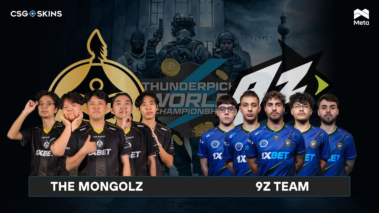 The MongolZ vs 9z – Thunderpick World Championship 2025 – MN cast The MongolZ vs 9z - Thunderpick World Championship 2025 - MN cast