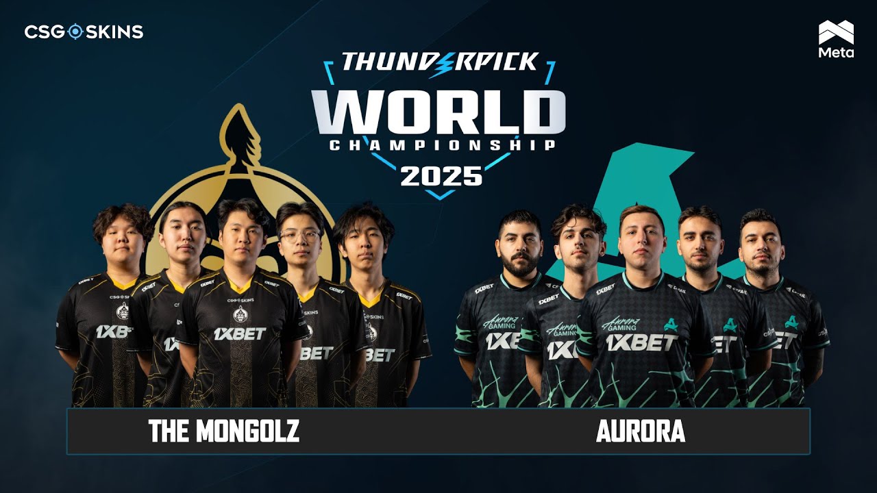 The MongolZ vs Aurora – Thunderpick World Championship 2025 – 3rd place – MN cast The MongolZ vs Aurora - Thunderpick World Championship 2025 - 3rd place - MN cast