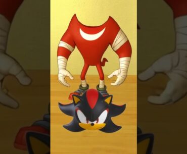 GUESS KNUCKELS SONIC REAL HEAD WITH SHADOW SONIC AMY in GARRYS MOD