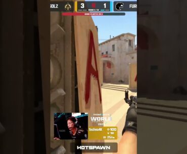 Techno with the Clutch to fend off @FURIAggCS #CS2 #TWC #counterstrike #thunderpick