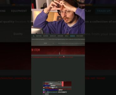 neok tries to trade up to a knife #cs2 #counterstrike #covert #tradeup