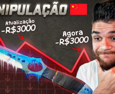caiu ainda mais... entenda a NOVA MANIPULAÇÃO que está DISTORCENDO os preços das SKINS no CS2