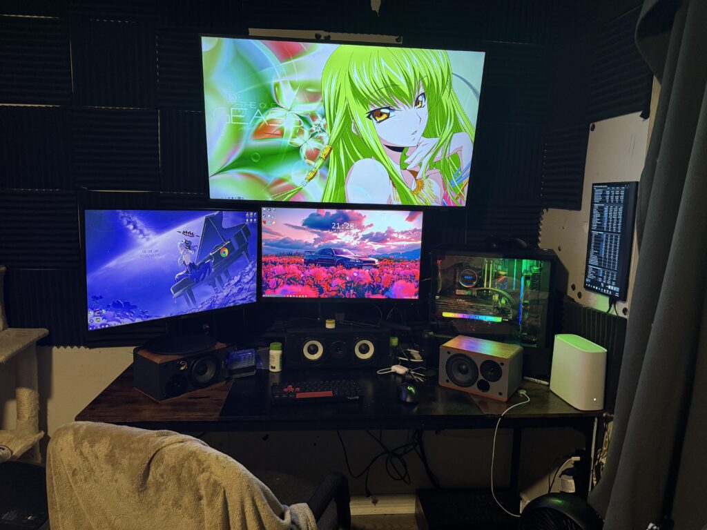 Temporary apartment set up