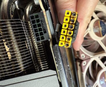 Burned 5090 power adapter
