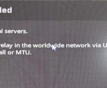 This pops up when I use mobile hotspot. Any solution?