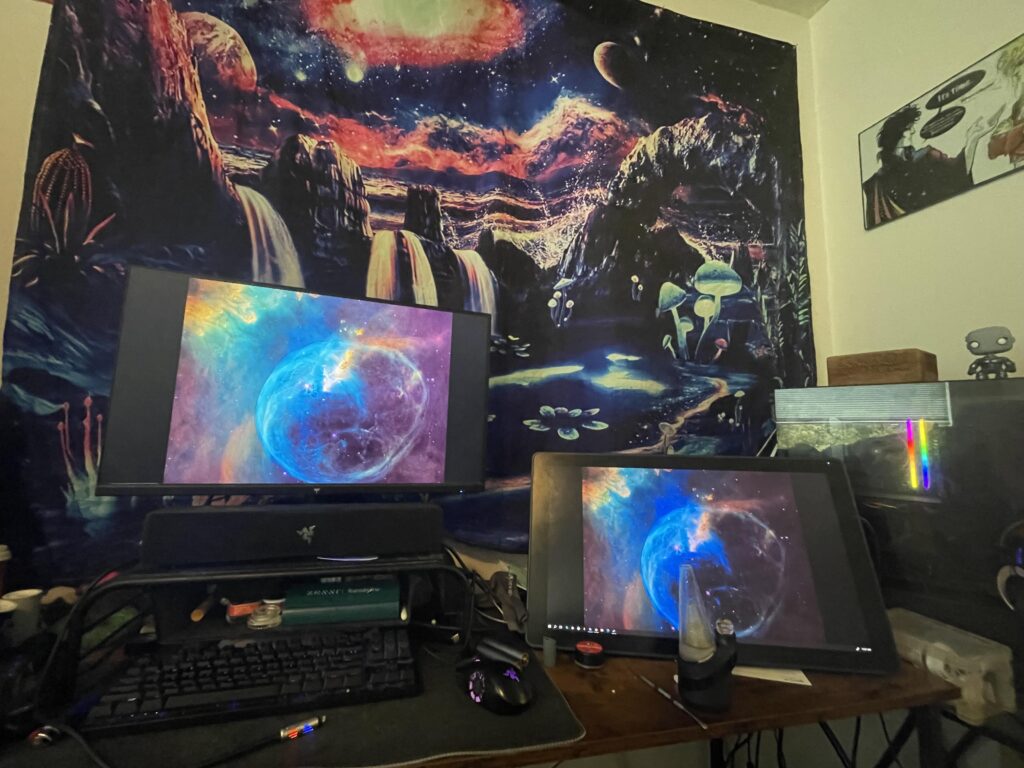 After move battle station set up