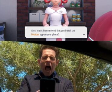Having to install bloatware apps on your in-game mobile phone is crazy stuff