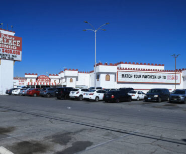 The Poker Palace is seen in North Las Vegas on Thursday, July 31, 2025. (Sam Morris/Las Vegas R ...