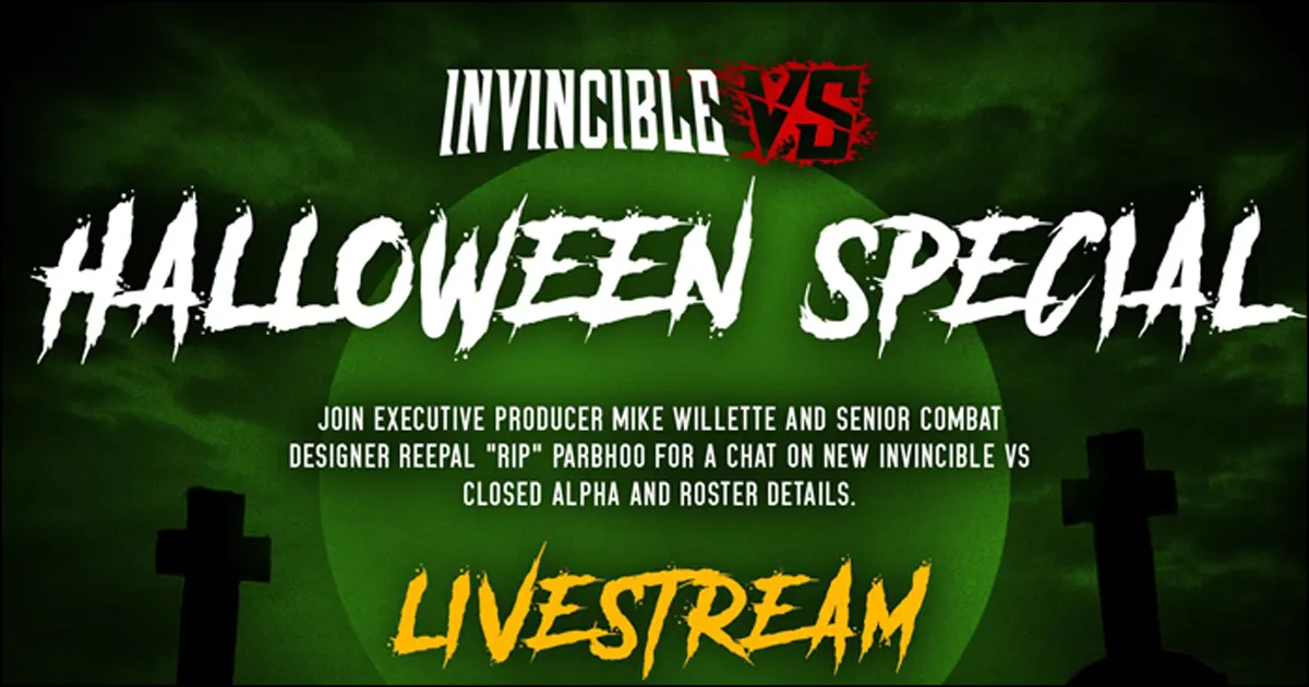 New Invincible VS character reveals and alpha test information coming tomorrow, October 28 New Invincible VS character reveals and alpha test information coming tomorrow, October 28