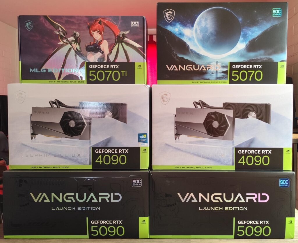 Random GPUs showed up in my dinning table when I woke up… Random GPUs showed up in my dinning table when I woke up...