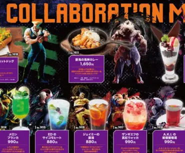 Guile's Air Force Hot Dog, Akuma's curry, Juri's parfait and much more available at special Street Fighter 6 collaboration menu in Japan
