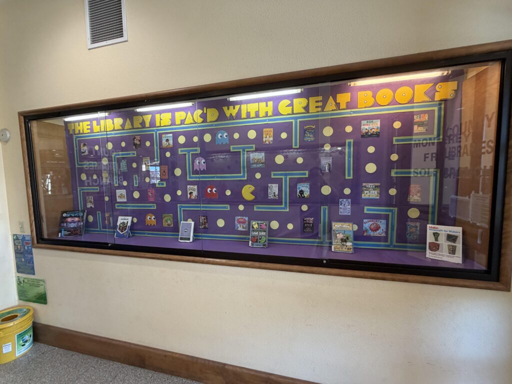 PAC-MAN them at our local library