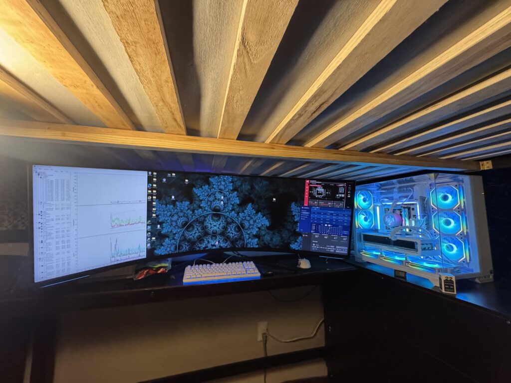 Loft bed ultra ultrawide heaven.