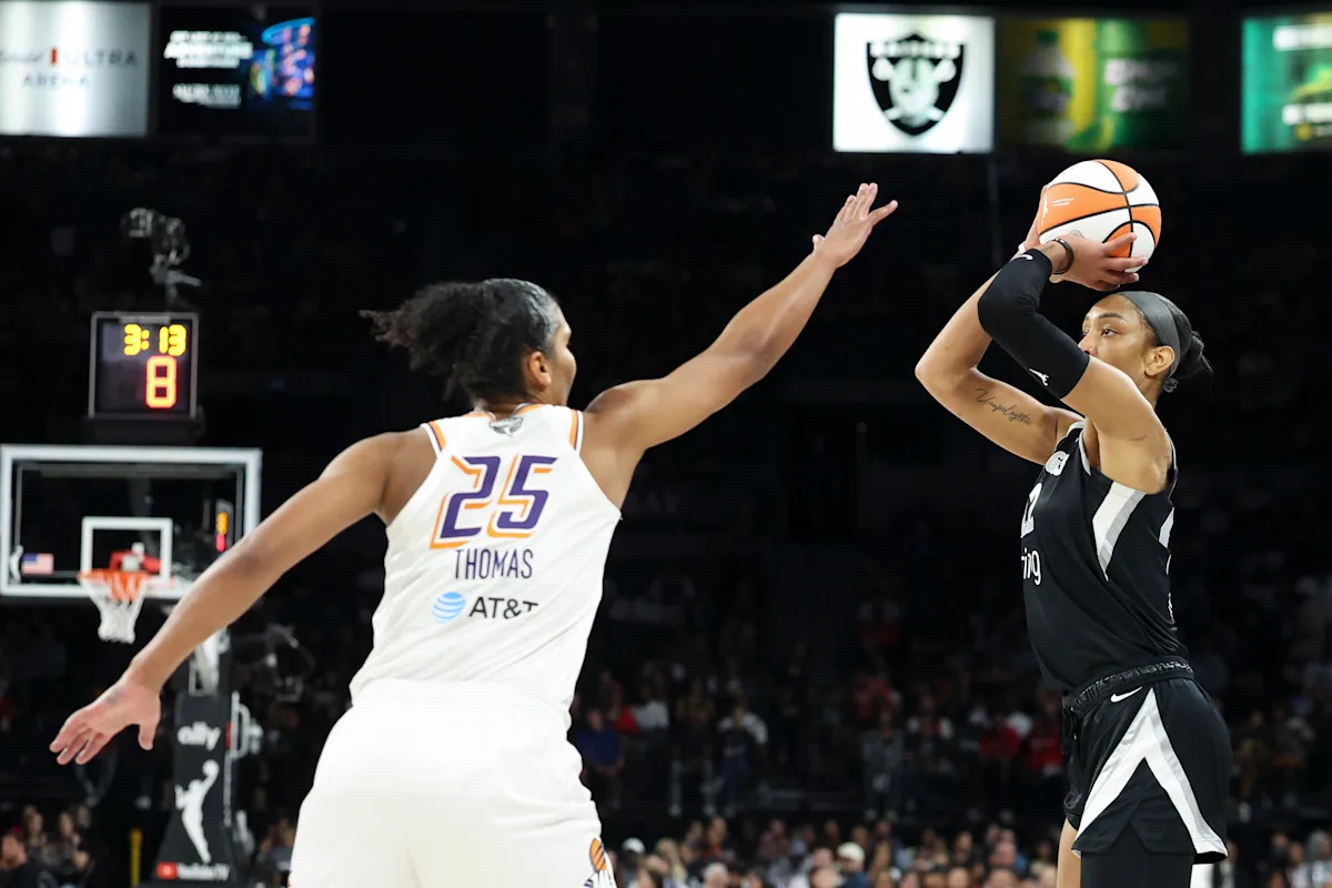 WNBA Finals 2025: Mercury vs. Aces score, live updates as Las Vegas looks to take commanding lead in Game 2 Download app from appStore