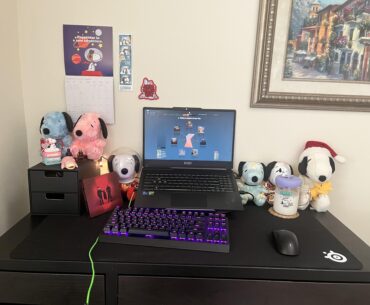 My setup in the USA where I moved from Europe