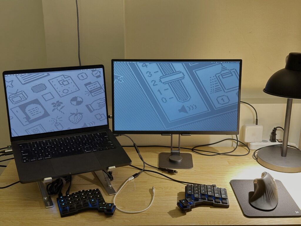 Downgraded to a portable battlestation…