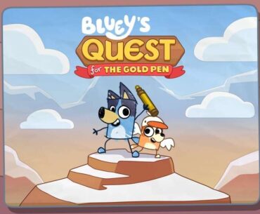 Preorders For The Console Version Of Bluey's Quest For The Gold Pen Are Now Live