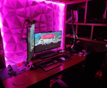 My sort of cluttered battle station