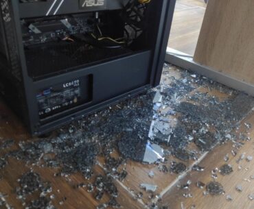 I broke my glass