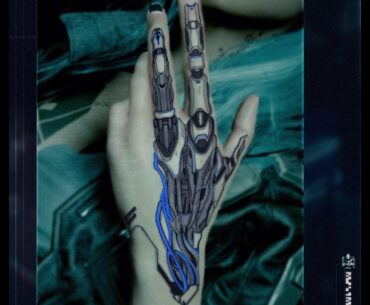 [Tattoo Art] Cyber Mod Device / Concept Design – by me
