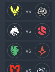 EPL 22 stage 2 round 1 matchups