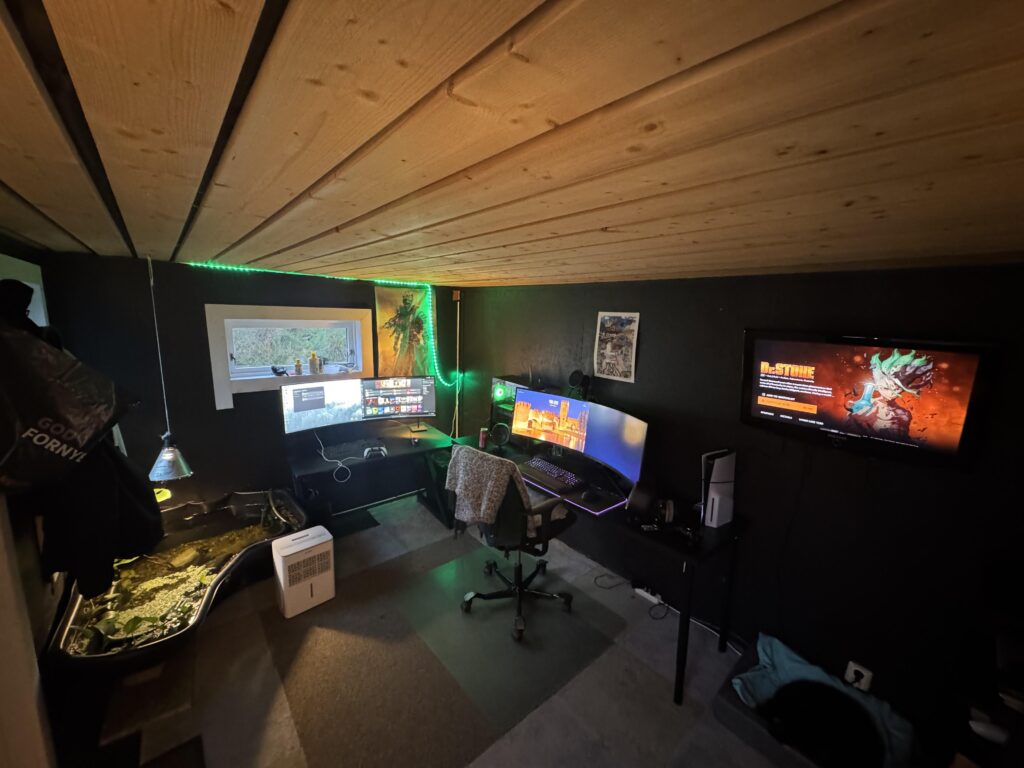 My gaming man cave