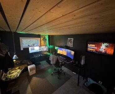 My gaming man cave