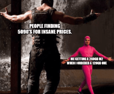 Happened just today.