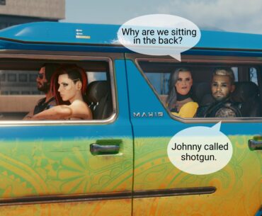 Johnny called shotgun