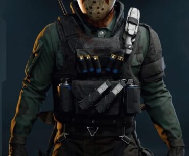 I replaced Tactical Jason's black hockey mask with the white one.