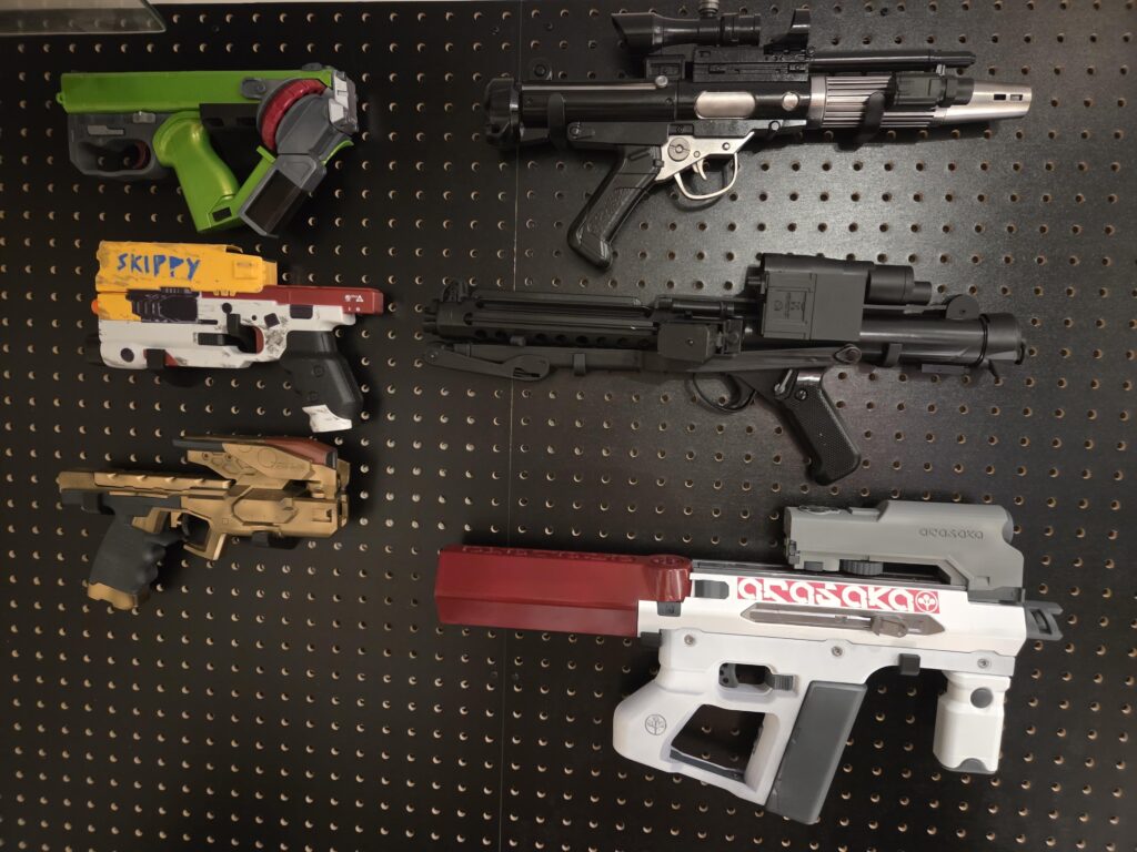 My stash wall