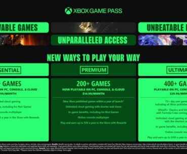 Xbox is increasing the cost of GamePass Ultimate by $10 a month.