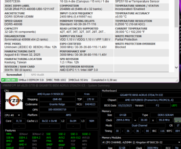 DDR5 6000CL30 (Hynix A-die) overclocking help