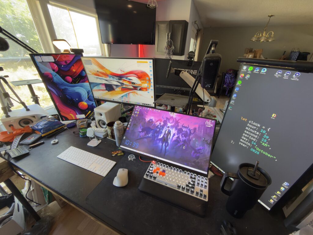 Mac and PC setups