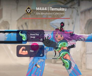 M4A4 Temukau (Weeb-Scarred)