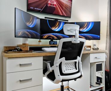 My battle station with fully custom table