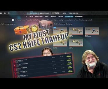 MY FIRST CS2 KNIFE TRADEUP
