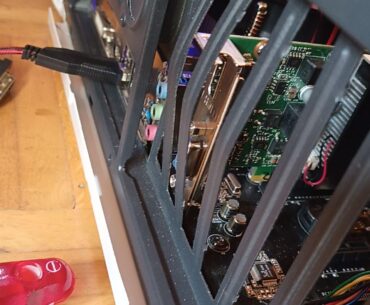 My friend installed a Low Profile graphics Card in a Alienware Case...