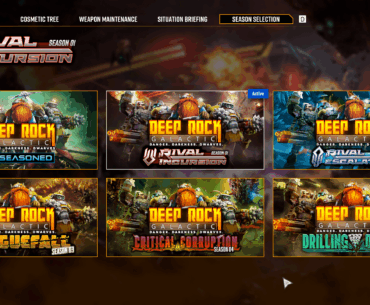 Shoutouts to Deep Rock Galactic for letting you pick which season you want to play