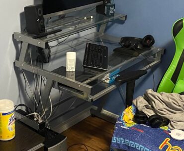 My setup before and after my 17th birthday